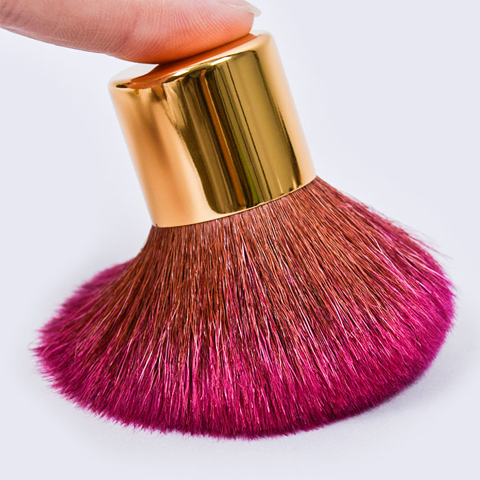 Dongshen Manufacturer Single Kabuki Makeup Brush Goat hair_4