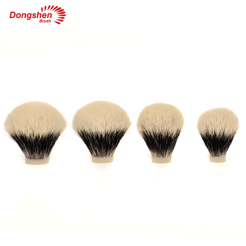 Comfortable luxury two band badger hair shaving brush knots (1)
