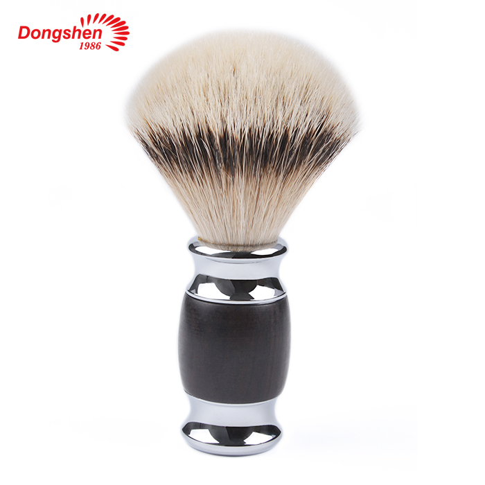 Dongshen Classic Design Black Men's Shaving Brush Set Silvertip Shaving Brush Safety Razor (3)